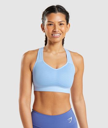 Gymshark Lightweight High Support Ženske Sportski Grudnjak Plave | HR 3403AHK